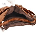 Sac pour femmes en cuir avec design vintage tendance