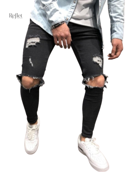 destroy-vintage-homme-jean-1 Jean homme destroy vintage avec dégradé