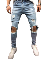 Jeans vintage homme avec look usé et tendance