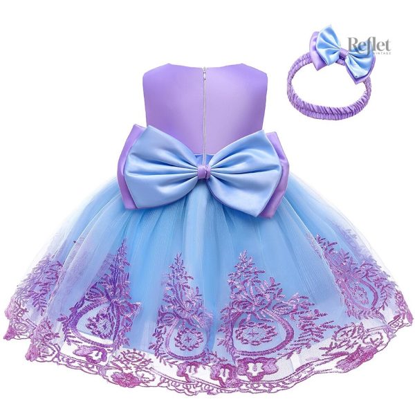 Robe de princesse pour enfant avec tulle et paillettes