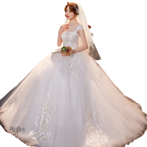 Robe de princesse femme élégante et raffinée
