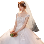 Robe de soirée femme, coupe princesse avec jupe ample