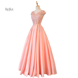 Robe femme style princesse avec jupe ample et romantique