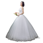 Robe de soirée princesse femme avec jupe volumineuse