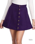 Look chic et coloré avec cette jupe mini années 70
