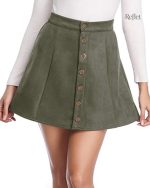 Jupe à fleurs pour filles, style années 70