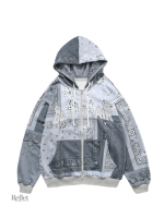 Gilet zippé vintage pour homme en style rétro