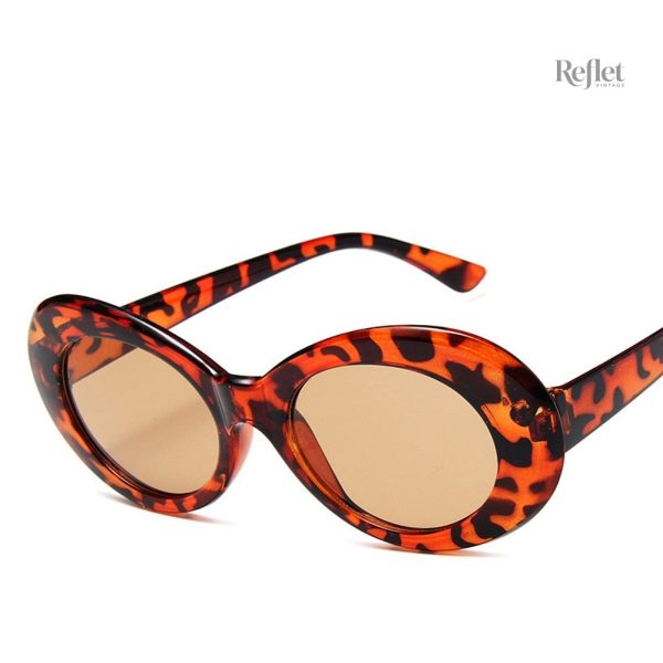 Lunettes vintage à grand format pour femme élégante