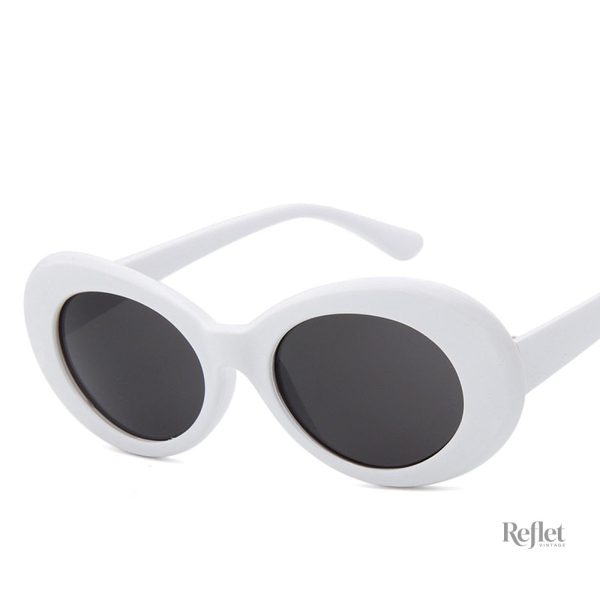 Lunettes de soleil blanches inspirées des années pass