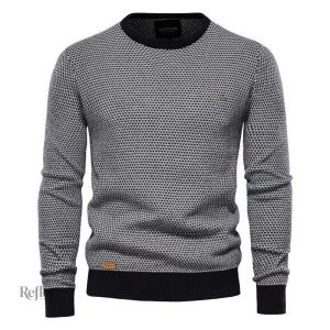 Homme pull vintage à motif rétro