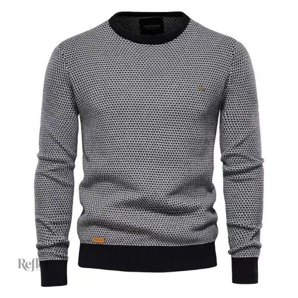 Homme pull vintage à motif rétro