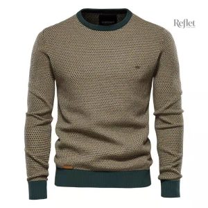 Pull vintage homme en laine douce