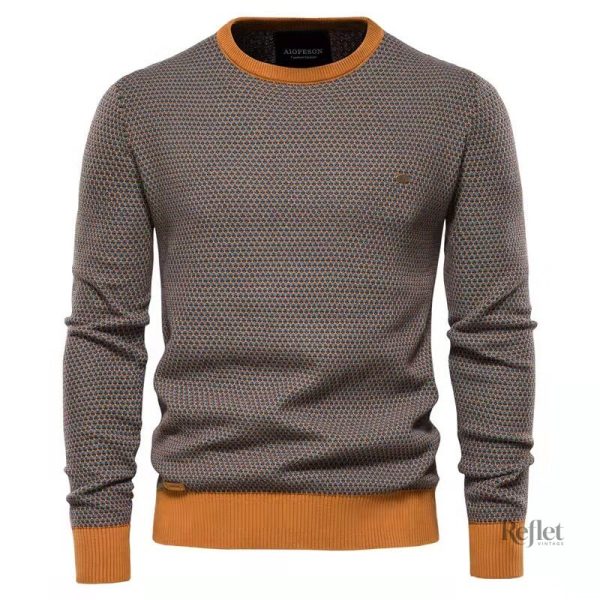 Pull homme style rétro, look décontracté