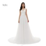 Robe de mariée style princesse avec jupe ample