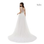 Robe de mariée voluminous, idéale pour un grand jour
