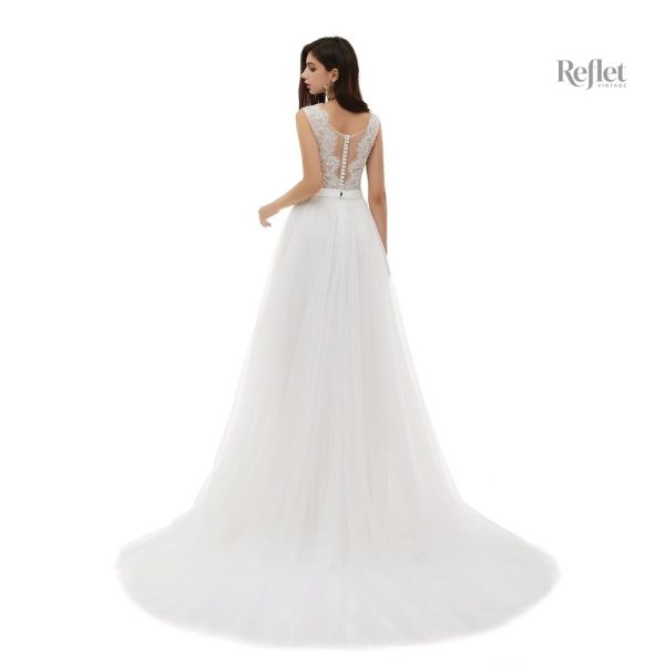 Robe de mariée voluminous, idéale pour un grand jour