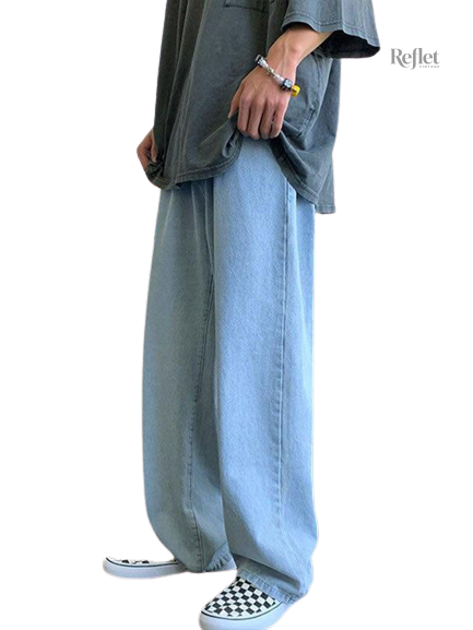 jean-bleu-vintage-homme-1 Jean bleu vintage pour homme, style décontracté et intemporel