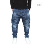 Jean Droit Vintage Bleu Homme, style classique et intemporel