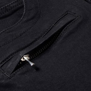 Pantalon noir vintage pour homme, idéal pour toutes occasions