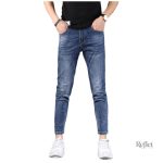 Jean Slim Vintage homme en denim pour un style rétro