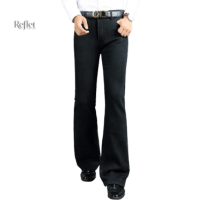 Jean taille haute pour homme, essentiel du dressing
