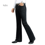Pantalon vintage homme, design classique taille haute