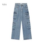 Jean Cargo Vintage pour homme, style décontracté