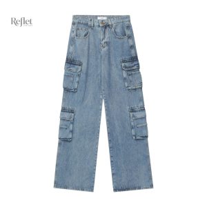 Jean Cargo Vintage pour homme, style décontracté