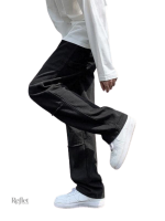 Jean homme noir vintage classique en denim