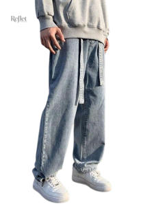 Jean vintage, coupe large et confort moderne