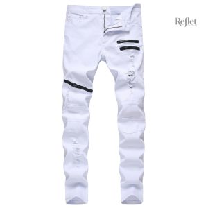 Pantalon Jean homme vintage, look rétro des années 90