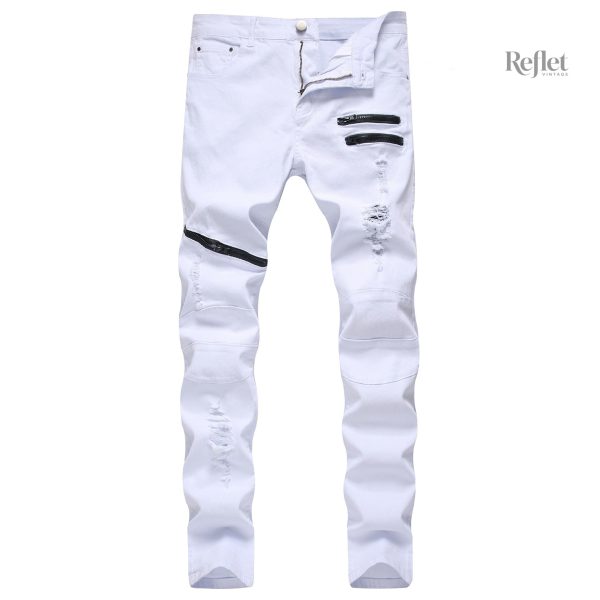 Pantalon Jean homme vintage, look rétro des années 90