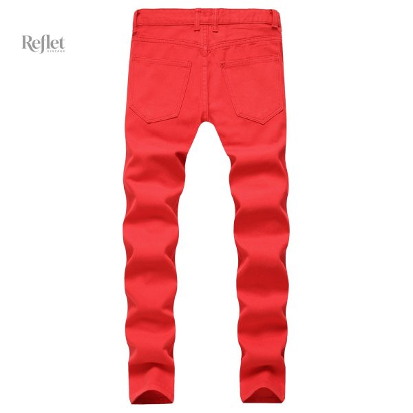 Jeans homme rétro, esthétique vintage des années 90