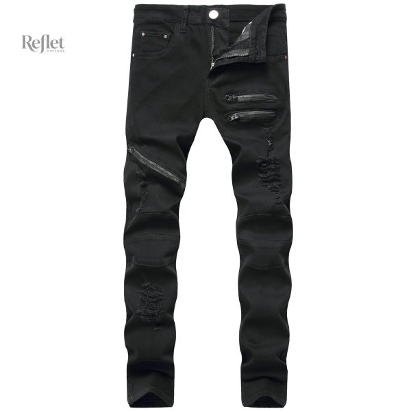 Jean décontracté homme, allure vintage années 90