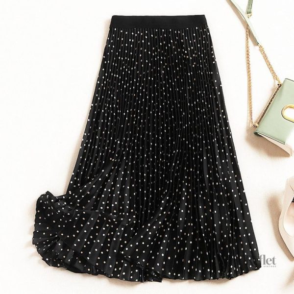 Jupe à pois classique, inspiration années 50
