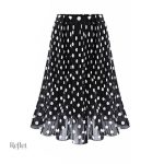 Jupe à pois inspirée des années 50