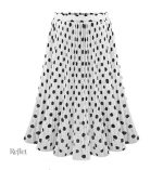 Jupe années 50, motif à pois classique