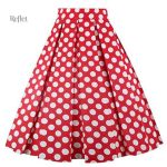 Jupe à pois, design inspiré des années 60