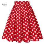 Jupe à pois stylée, parfaite pour l'été