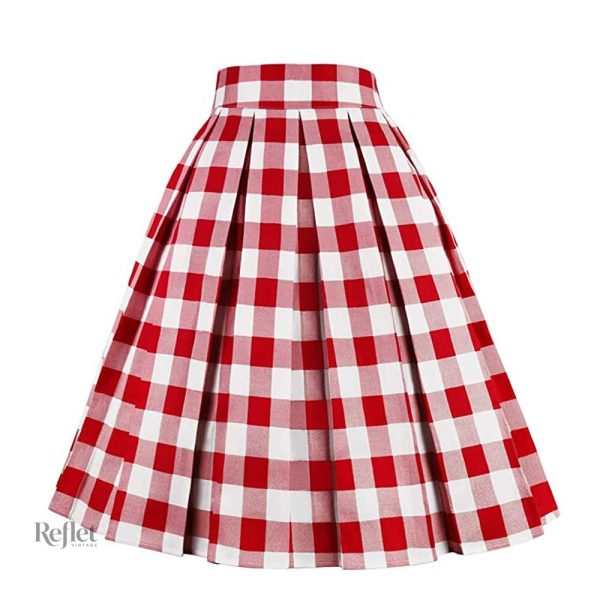 Jupe vintage colorée inspirée des années 50