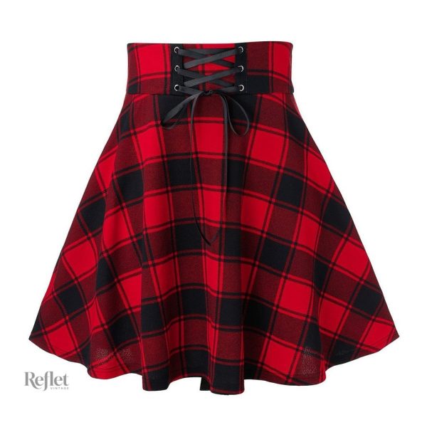 Robe jupe évasée rétro