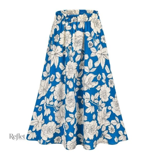 Jupe en coton années 60 pour un style décontracté