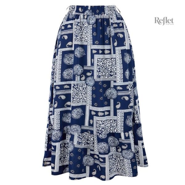 Jupe années 60 en tissu léger et confortable