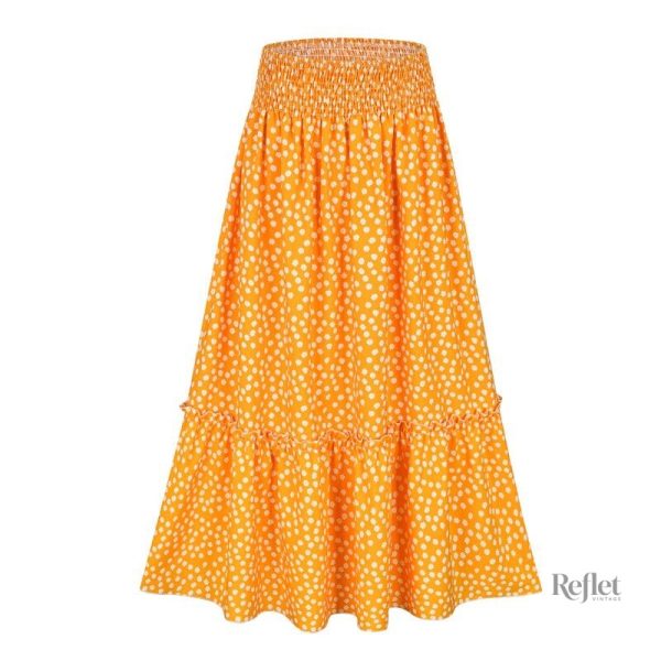 Jupe année 60 avec ceinture assortie