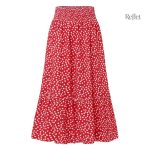 Jupe midi années 60 à pois classiques