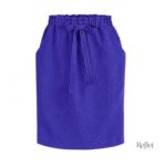 Jupe vintage années 60 avec motif coloré