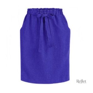 Jupe vintage années 60 avec motif coloré