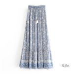Jupe année 80 avec motifs audacieux, look rétro