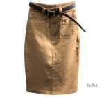 Jupe vintage avec poches, look années 80 tendance