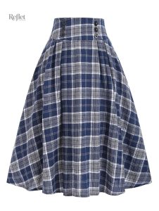 Jupe rétro femme, coupe évasée années 50